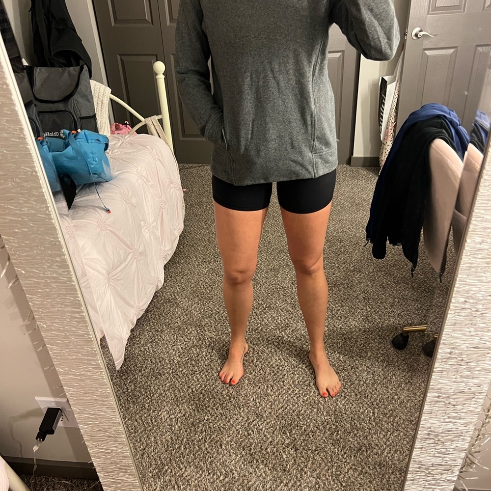 lululemon athletica Gray Quarter-Zip Pullover Sweatshirt